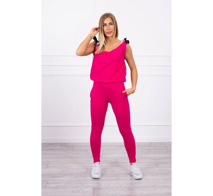 s nápisem fuchsiová model 18743242 - K-Fashion