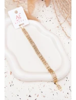 Dámský náramek ze chirurgické oceli s model 21776907 zlatý - Boto Dámský náramek ze chirurgické oceli s model 21776907 zlatý - Boto