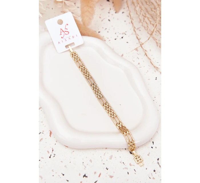 Dámský náramek ze chirurgické oceli s model 21776907 zlatý - Boto Dámský náramek ze chirurgické oceli s model 21776907 zlatý - Boto