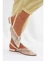 Dámské béžové ploché sandály model 22102865 - Boto