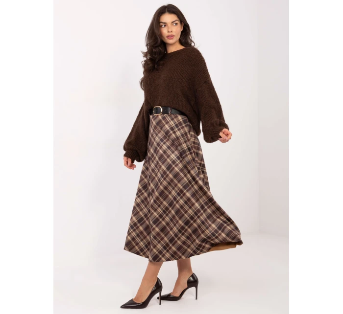 Sukňa MI SD 8400.17 tmavohnedá Sukňa MI SD 8400.17 tmavohnedá