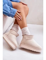 Dámske zateplené snežnice s kožušinou Light Beige Xamella Dámske zateplené snežnice s kožušinou Light Beige Xamella