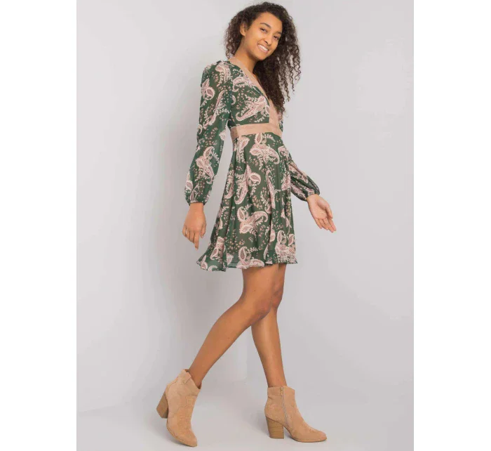 Dámske šaty LC SK 22K 3035.03P tmavo zelená - Pole Pole Dámske šaty LC SK 22K 3035.03P tmavo zelená - Pole Pole