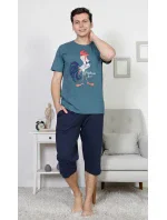 Pánske pyžamo kapri Kohút Pánske pyžamo kapri Kohút
