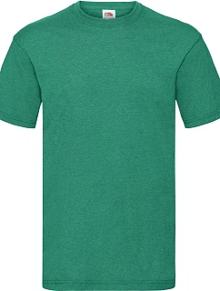 Tričko Fruit of the Loom Valueweight T 16.1036 retro melírovaná zelená