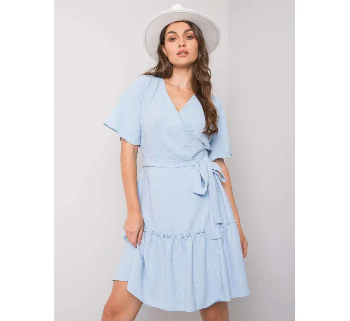 Šaty LK SK model 20822427 modrá - FPrice Šaty LK SK model 20822427 modrá - FPrice