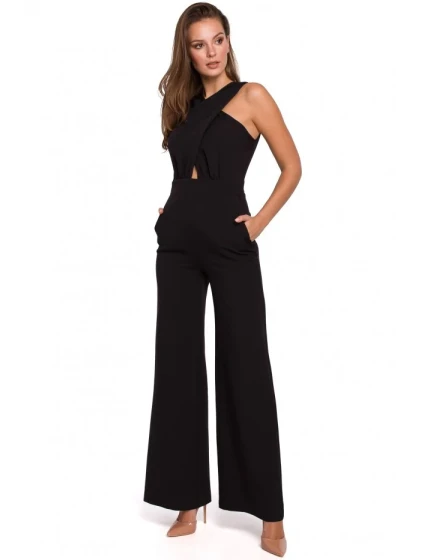 K029 Kombinéza s krížom - čierna K029 Kombinéza s krížom - čierna