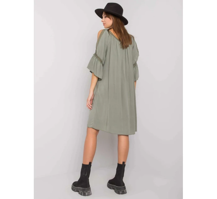 Šaty TW SK BI model 21069656 khaki - FPrice Šaty TW SK BI model 21069656 khaki - FPrice