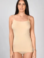 Dámske tričko s úzkymi ramienkami Virginia Flesh - Intimidea