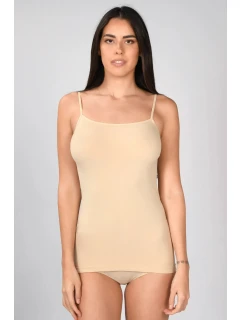 Dámske tričko s úzkymi ramienkami Virginia Flesh - Intimidea