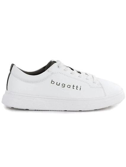 Pánské bílé sportovní polobotky model 22079044 - Bugatti Pánské bílé sportovní polobotky model 22079044 - Bugatti