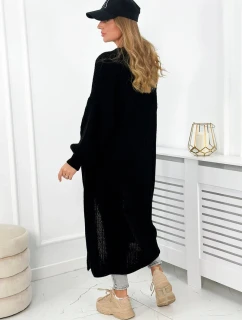 Dlhý sveter čierny