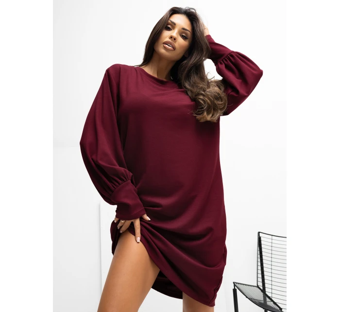 Sukienka RV SK model 21777640 bordowy - FPrice