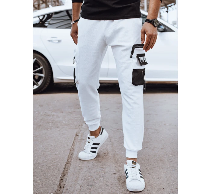 Pánské tepláky white Dstreet model 21976885 - FashionStreet