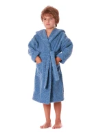 Detský župan Athena s kapucňou 9116 denim light - Vestis