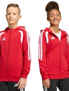 Detská mikina adidas Tiro 26 League Zippered Red KF9101