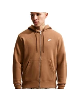 Pánská mikina Club BB FZ Hoodie světle hnědá model 22311069 270 - NIKE