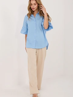 Košeľa s dlhým rukávom model 227874 Taliansko Moda