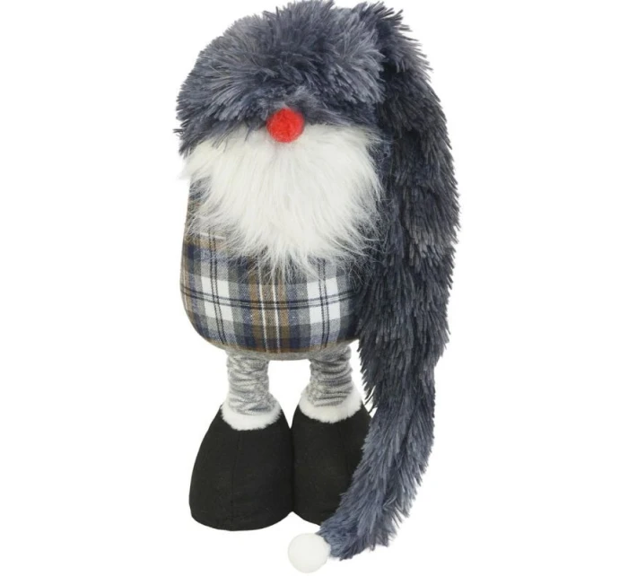 DEKORATÍVNY TRPASLÍK NA TELESKOPE 38-88CM SIVÝ