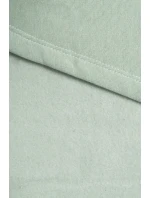 Mikina s kapucňou a nášivkami tmavo mätová