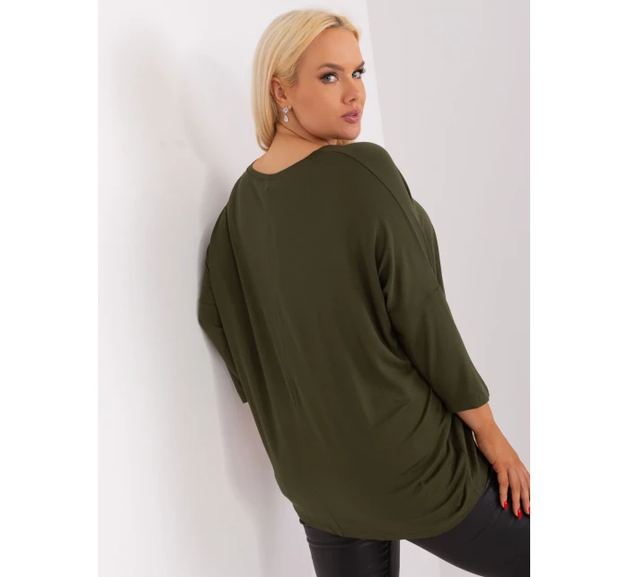 Bluzka RV BZ model 18691595 khaki - FPrice Bluzka RV BZ model 18691595 khaki - FPrice