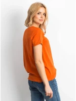Tričko RV TS 4838.51P tmavo oranžová