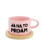 I'M DYING FOR IT - ružový pohár na makrónky 200 ml I'M DYING FOR IT - ružový pohár na makrónky 200 ml
