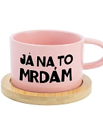 I'M DYING FOR IT - ružový pohár na makrónky 200 ml