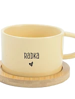 Radka – žltý hrnček Makronka 200 ml