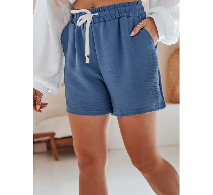 Dámske šortky HOT VIBE blue Dstreet SY0440