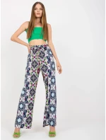 DHJ SP 13587 nohavice.66P čierna a modrá