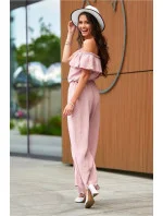 Dámský overal model 18804447 Pudr růžová - Roco Fashion