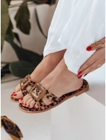 Dámské žabky s leopardím vzorem Dstreet model 21989266 - FashionStreet