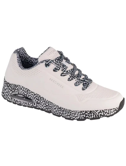 Skechers Uno - Stark Mini Drip 183518-WBK White Skechers Uno - Stark Mini Drip 183518-WBK White