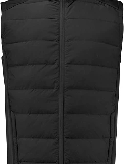 Cutter & Buck Oak Harbor Vest Men Pánska hybridná vesta 68.1476 čierna
