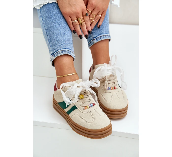 Dámské Tenisky S Béžové model 21682934 - Boto