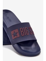 Pánské Pantofle Big Star model 21706465 Modré - Big Star Shoes Pánské Pantofle Big Star model 21706465 Modré - Big Star Shoes