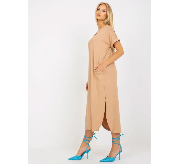 Šaty TW SK model 17408260 velbloud - FPrice Šaty TW SK model 17408260 velbloud - FPrice