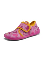 Affenzahn barefoot topánky Slipper Cotton Movy bird (01398-40010)