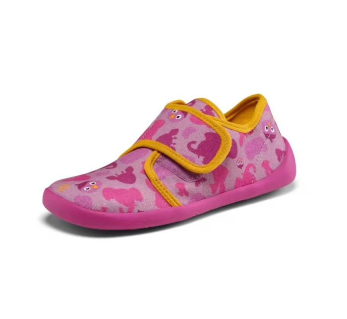 Affenzahn barefoot topánky Slipper Cotton Movy bird (01398-40010)