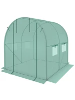 ZÁHRADNÝ TUNEL 200x200x200CM PE KONŠTRUKCIA ZELENÁ OCEL