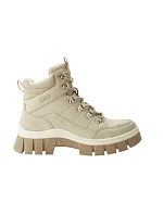 Lee Cooper dámské zimní boty, béžové kotníkové boty, zateplené dámské boty