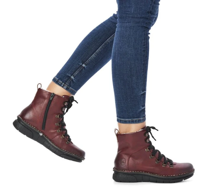 Pohodlné zateplené topánky Rieker W RKR559 Pohodlné zateplené topánky Rieker W RKR559