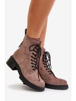 Botky Worker Dámské Zateplené D&A Taupe model 21674421 - S.Barski