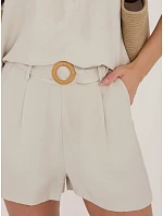 Šortky D60103M62612KA2 svetlo béžová Šortky D60103M62612KA2 svetlo béžová