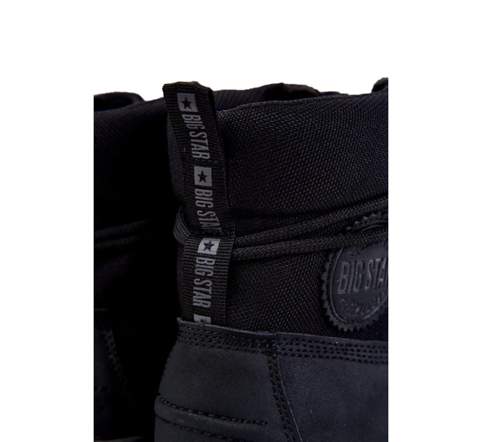 Pánské boty Memory Foam Big Star KK174206 Černá Pánské boty Memory Foam Big Star KK174206 Černá