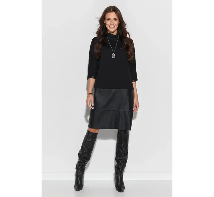 Denní šaty NU 318 černé - Numinou