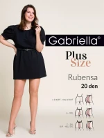 Gabriella 161 Rubens Nadmerné veľkosti pančuchových nohavíc 20 den 7-3XL