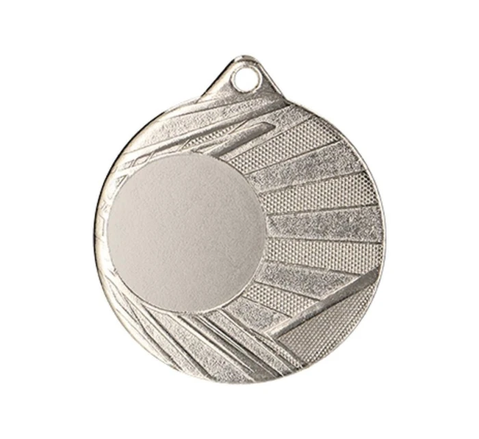 Strieborná medaila s miestom na nálepku š 50 mm Strieborná medaila s miestom na nálepku š 50 mm