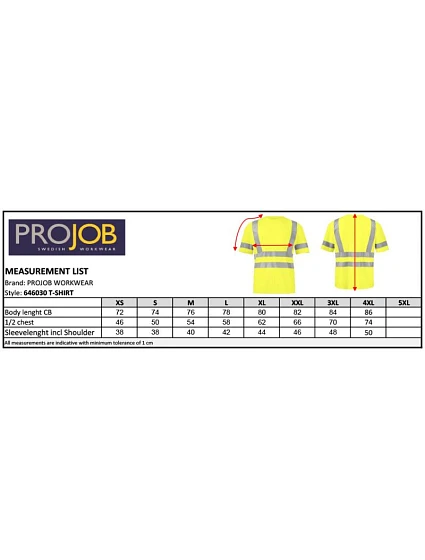 TShirt Bezpečnostní tričko 64. hi vis orange model 22463229 - ProJob TShirt Bezpečnostní tričko 64. hi vis orange model 22463229 - ProJob